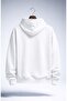 Unisex Oversized but Why Nihilist Lonely Penguin Printed Hooded Sweatshirt - 2
