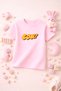 Football Themed Printed Girls Boys Tshirt T-Shirt Tee Comfortable Soft 100% Cotton