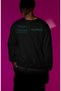 Oversized Unisex Aramco Cognizant Formula 1 Team Back Printed Crew Neck Hoodless Sweatshirt - 2