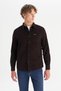 100% Cotton Regular Fit Classic Collar Velvet Shirt with Pockets - 5