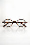 Oval Round Bone Transparent Women Men Unisex Blue Light Protection Screen Goggles Glasses