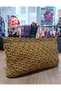 Hand-Knitted Clutch Bag/Knitted Handbag - 3