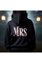 Mr Written Black Women's and Men's Lover's Combination Oversize Hoodie - 2