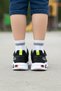 Black Children's Velcro Sports Shoes Sneakers Boys Girls 03Nav - 4