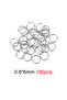 5mm 100pcs 100pcs Never Fade Stainless Steel Open Jump Rings 4/5/6/8/10mm Split Rings Connectors For - 4