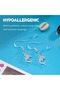 925 Silver Ear Hook Kit - 100 Hooks + 150 Jump Rings + 100 Silicone Backs | Jewelry Making Supplies - 3