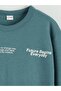 Green Printed Boys' Tracksuit Set (S6) - 3