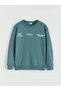 Green Printed Boys' Tracksuit Set (S6) - 2