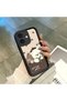 Cute Cat Pattern Silicone Phone Case Compatible with iPhone 16.