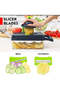Vegetable Cutter, Chopper & Slicer – Multi-Function Kitchen Prep Tool with Interchangeable Blades - 4