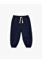 Elastic-Hem Pocketed Drawstring-Waist Tracksuit Bottoms - 2