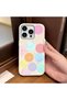 Compatible with iPhone 15 Pro, Silicone Phone Case with a Funny Smiley Face Pattern and Leather Texture. - 2