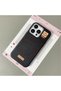iPhone 16 Pro Max Compatible, Cartoon Pattern Leather Texture Silicone Phone Case.