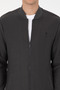 Men's Regular Fit Zippered Black Knitted Cardigan 50308895-Vr046 - 6