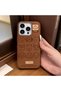 iPhone 16 Pro Compatible, Cartoon Pattern Leather Texture Silicone Phone Case. - 2