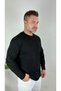 Men's Long-Sleeved T-Shirt Ecru/Black - 2