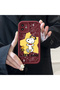 Tecno Spark 10 Pro Compatible Impact Protection Lens Protection Claret Red Silicone Case Cute Snoopy Pattern - 4
