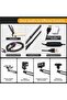 Overhead Camera Mount with 10" Selfie Ring Light and Phone Holder for Desk - 7