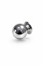 5-Piece Chrome Furniture Knob Handle – Cabinet & Drawer & Nightstand Handle – Shiny Modern Design – Pack of 5 - 4