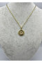 Steel Gold Medallion Letter D Necklace - 25-Clkk213 - 2