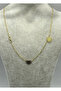 Steel Gold Heart Necklace - 25-Clkk181 - 2