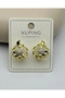 Xuping Gold Stone Flower Earrings - 25-Xpkp274 - 2