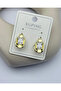 Xuping Gold Single Stone Earrings - 25-Xpkp124 - 2
