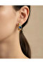 Xuping Gold Blue Stone Earrings - 25-Xpkp277