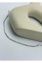 Steel silver-tone round stone waterway bracelet - 26slb01 - 2