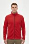 Red Bato Collar Outdoor Fleece Jacket with Full Zipper and Pockets - 4