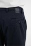 Navy Blue Side Pocket Straight Leg Cotton Comfort Fit Chino Casual Trousers 1003255159 - 4