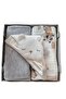 My Baby Kumsal 80X90 cm 1 Piece Combed Cotton 1 Piece Muslin Blanket 1 Piece Accessory 3-Piece Boxed Set 2466 - 2
