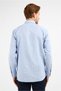 Men's Dark Blue Textured Hard Collar Long Sleeve Pocket Comfort Fit Cotton Shirt 1004255225 - 3