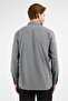 Smoked Buttoned Collar Long Sleeve Pocketed Comfort Fit Cotton Shirt 1004255234 - 5