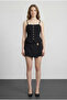Buckle detailed shorts skirt black
