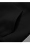 Men's Minimal Deer Print Black/Grey Oversize Sweatshirt - 3
