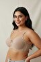 Ten Large Size C Cup Wireless Gathering Bra - Quality Non-Padded Sponge Daily Comfort Bra - 2
