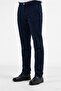 Navy Blue Side Pocket Casual Comfort Fit Cotton Chino Trousers 1003255171 - 3