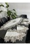 Gardenya French Lace, Luxurious Living Room Set with Laces - Runner, Living Room, Room, Coffee Table Tablecloth