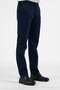 Navy Blue Side Pocket Casual Comfort Fit Cotton Chino Trousers 1003255171 - 2