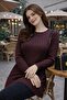 Women's Mercerized Slit Young Mother Seasonal Sweater - 4