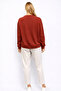 Women's College Printed Sweatshirt 100% Cotton - Tile - 3
