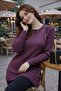 Women's Mercerized Slit Young Mother Seasonal Sweater - 2