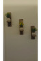 3 Pieces Decorative Wooden Wall Shelf Balcony Shelf Flower Pot Rustic (Flowers Not Included) - 5