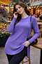 Women's Mercerized Slit Young Mother Seasonal Sweater - 2