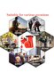Portable Telescopic folding Camping Stool. Adjustable Height Lightweight - 5