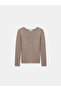 10836 Wool Blend Glitter Boat Neck Sweater-Light Mink - 5