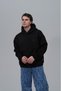 Zemli̇ya_Unisex Thick 3 Thread Kar Basic Ov Oversized a Cotton Sweatshirt Cardigan & Comfort Sda559 - 2