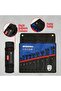 Wp202602 8-19mm 9 Piece Cr-V Professional Ratchet Combination Wrench Set + Cloth Carrying Case - 3