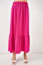 Bdart Textured Long Knitwear Skirt with Flexible Waist - 4
